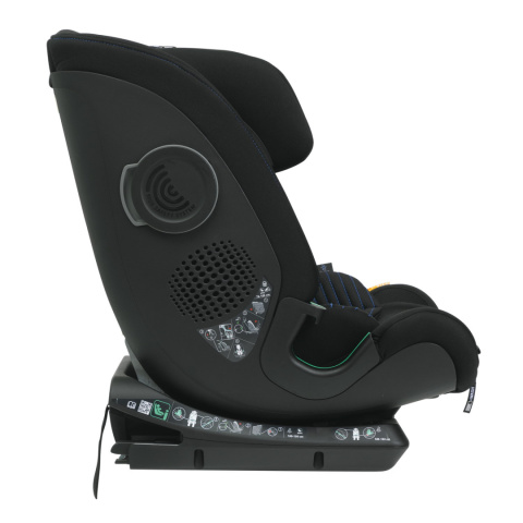 MYSEAT i-Size Air CHICCO fotelik samochodowy 76-150cm 9-36 kg - ZIP BLACK AIR
