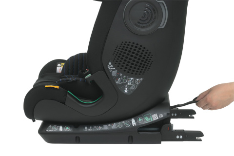 MYSEAT i-Size Air CHICCO fotelik samochodowy 76-150cm 9-36 kg - ZIP BLACK AIR