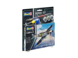 Samolot do sklejania 1:72 63897 Spitfire Mk.Vb Revell + 3 farbki, pędzelek, klej