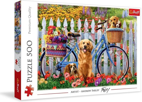 TREFL 37450 Puzzle 500 Pieska przygoda