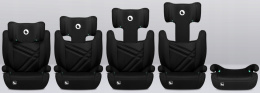 HUGO I-Size Lionelo fotelik samochodowy 15-36kg isofix - Black Carbon
