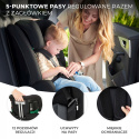 SAFETY FIX 2 I-Size Kinderkraft fotelik samochodowy Isofix 9-36 kg 76-150 cm - Black