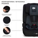 SAFETY FIX 2 I-Size Kinderkraft fotelik samochodowy Isofix 9-36 kg 76-150 cm - Black