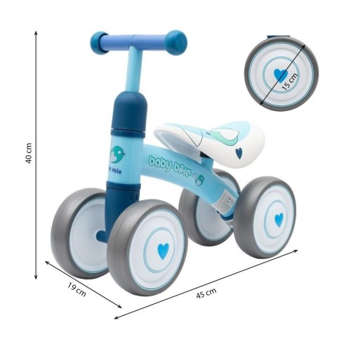 BABY MIX Jeździk Baby Bike fruit blue 51006