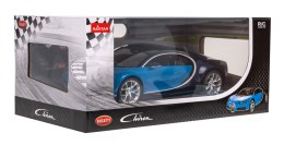 Bugatti Chiron niebieski RASTAR model 1:14 Zdalnie sterowane auto + Światła LED + Pilot 2,4 GHz