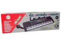 Keyboard Z Mikrofonem Instrument Muzyczny Czarny