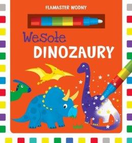 Książeczka Flamaster wodny. Wesołe dinozaury