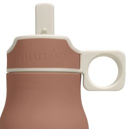 Nuuroo - silikonowa butelka bidon ze słomką LAU Chocolate Malt 400 ml