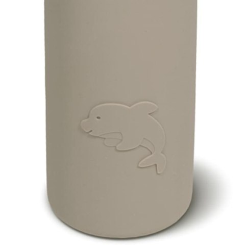 Nuuroo silikonowy bidon ze słomką dla niemowlaka LAU Cobblestone 400 ml