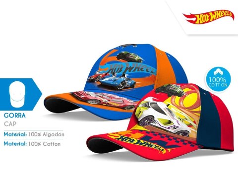 Hot Wheels, Czapka z daszkiem, 100% bawełna