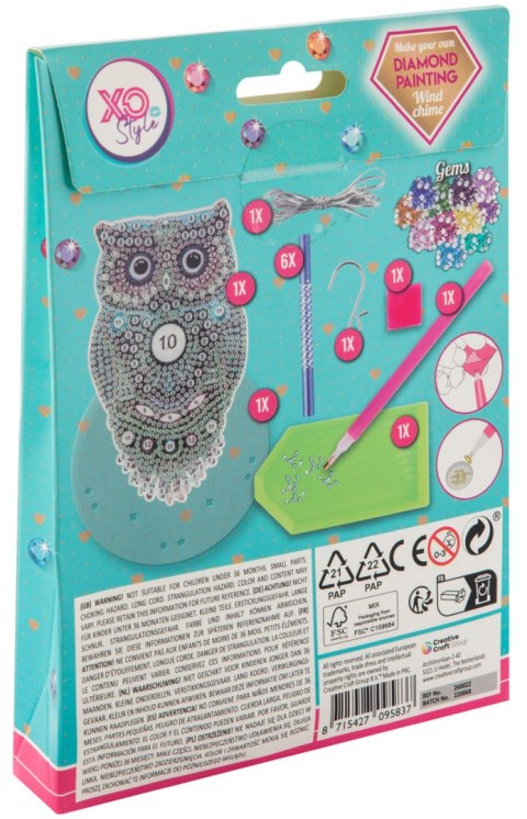 Diamond painting - dzwonek wietrzny