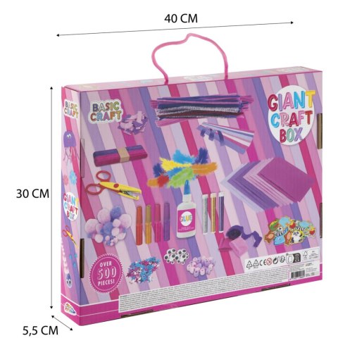 Pudełko Giant Craft w kolorze różowym