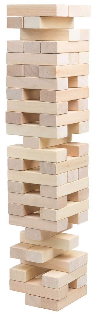 Gra Drewniana Wieża - 54 szt.