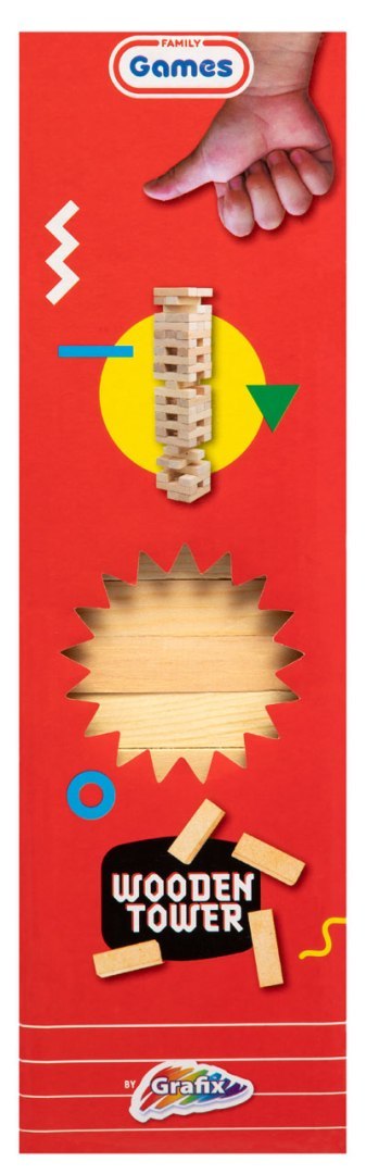 Gra Drewniana Wieża - 54 szt.