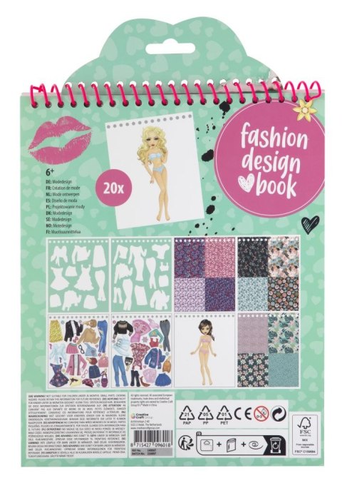 Książeczka projektanta mody 24x20 cm