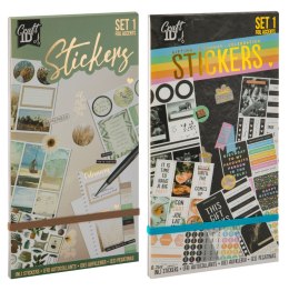 Sticker book with foil 23x12cm, 20 sheets, 2 wz.