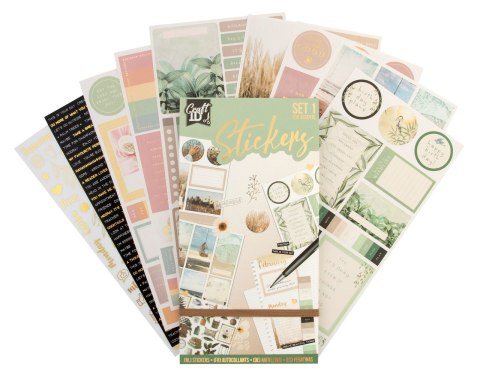 Sticker book with foil 23x12cm, 20 sheets, 2 wz.