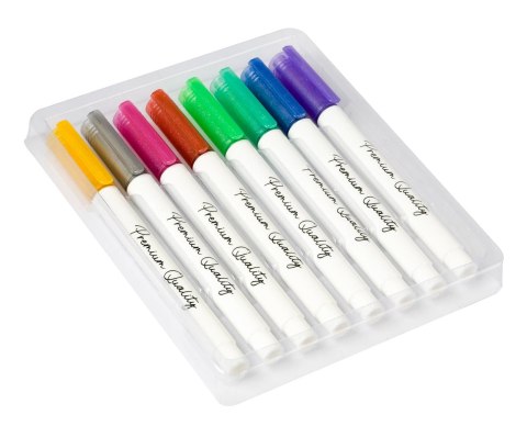 Markery brokatowe 8 kolorów