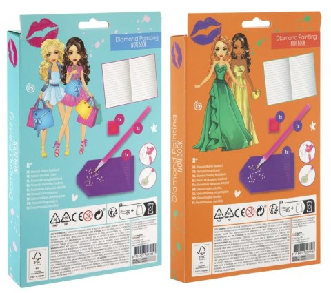 Diamentowy notatnik A5 w twardej oprawie