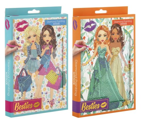 Diamentowy notatnik A5 w twardej oprawie