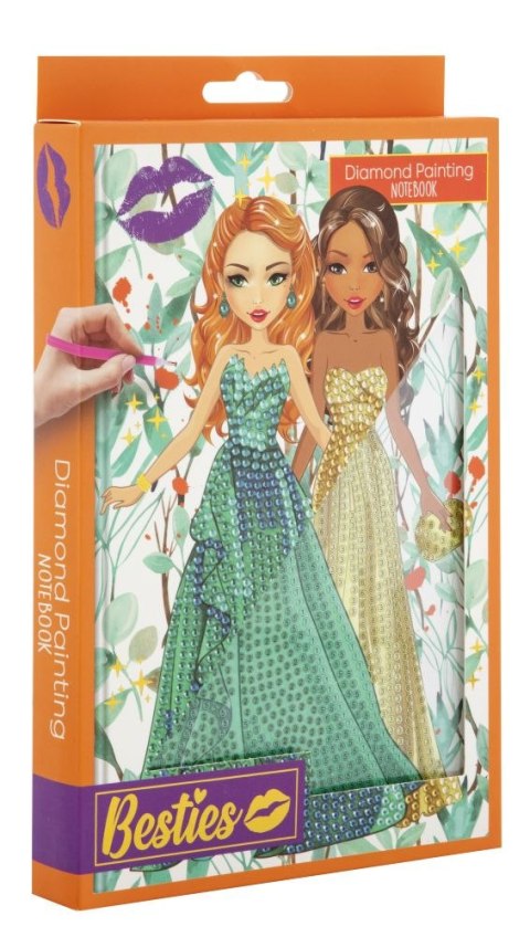 Diamentowy notatnik A5 w twardej oprawie