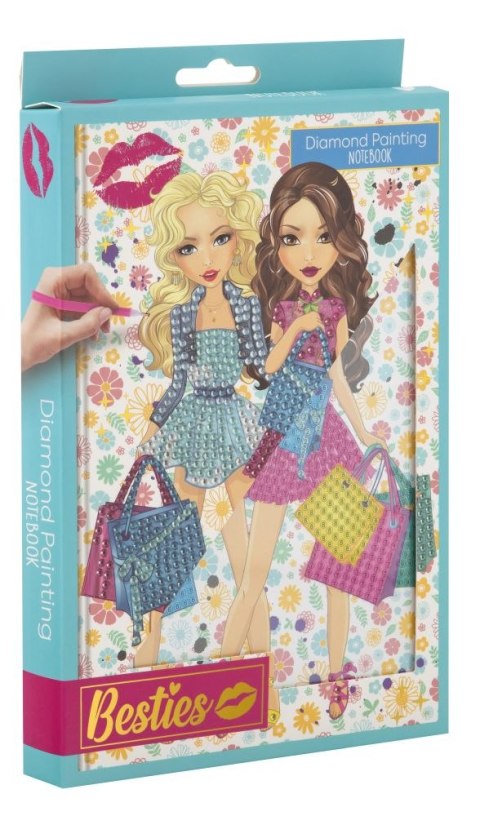 Diamentowy notatnik A5 w twardej oprawie