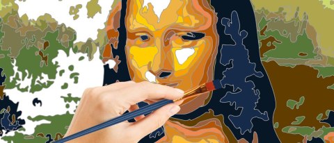 Paint by number 40x50cm - Mona Lisa