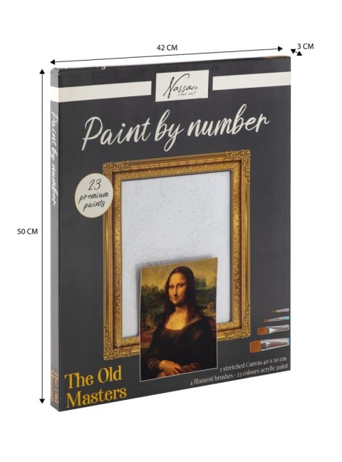 Paint by number 40x50cm - Mona Lisa