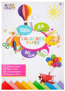 Papier kolorowy A4, 80 g/m?, 100 ark