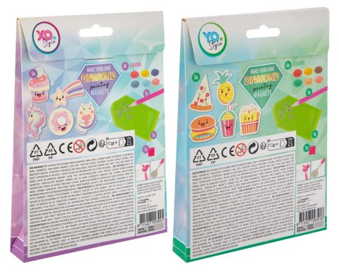 Diamond painting - magnesy 2 wzory MIX