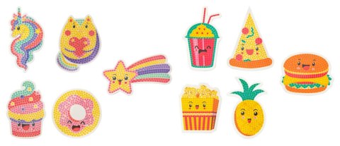 Diamond painting - magnesy 2 wzory MIX