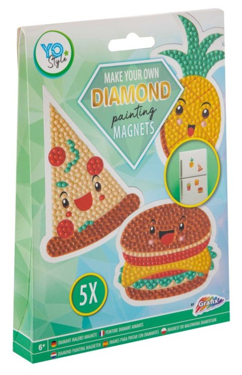 Diamond painting - magnesy 2 wzory MIX