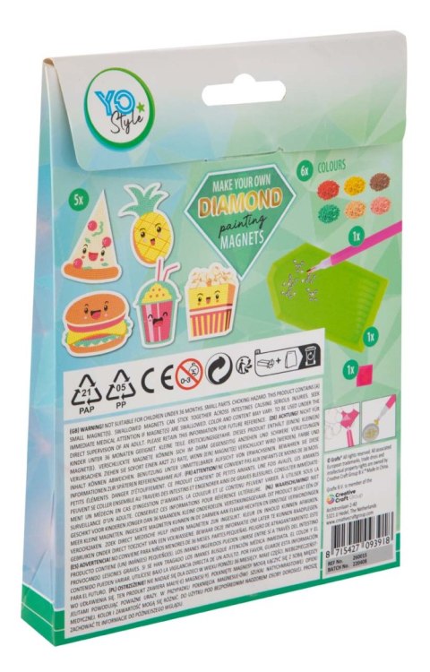 Diamond painting - magnesy 2 wzory MIX