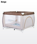 Traveler kojec Caretero 100x100cm Beige