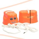 Szczudła dla dzieci do skakania kubełkowe chodaczki równowaga 2 sztuki pomarańczowe