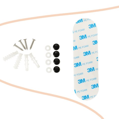 Wieszak uchwyt na ręcznik papierowy kuchenny obrotowy loft czarny