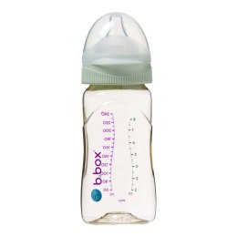 B.BOX BB00755 Butelka ze smoczkiem do karmienia niemowląt wykonana z PPSU 240 ml szałwia