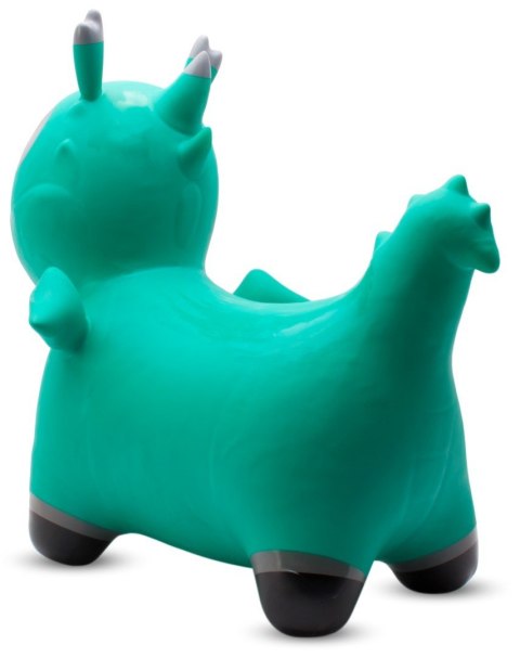 Skoczek gumowy dla dzieci DINIO do skakania 59 cm zielony z pompką