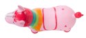Skoczek gumowy dla dzieci JEDNOROŻEC 60 cm różowy do skakania z pompką