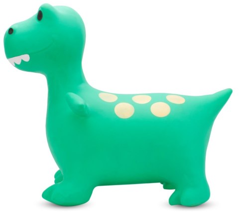 Skoczek gumowy dla dzieci SMOK 60 cm zielony do skakania z pompką