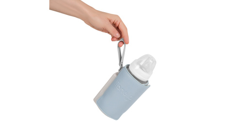 THERMUP GO PLUS Lionelo przenośny podgrzewacz do butelek - Blue Sky