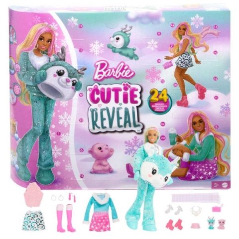 Barbie Cutie Reveal Kalendarz adwentowy HJX76 p4 MATTEL