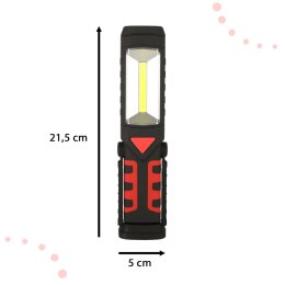 Lampa warsztatowa latarka 3w1 5 trybów USB magnes hak akumulator 1200 mAh 200 lm KAFUWELL