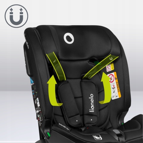 BASTIAAN RWF i-size obrotowy fotelik samochodowy 0-36 kg Isofix - Black Carbon