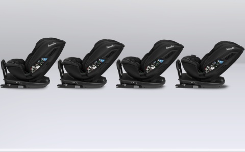 BASTIAAN RWF i-size obrotowy fotelik samochodowy 0-36 kg Isofix - Black Carbon