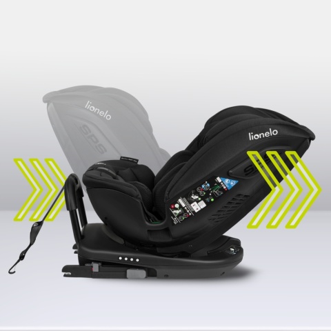 BASTIAAN RWF i-size obrotowy fotelik samochodowy 0-36 kg Isofix - Black Carbon