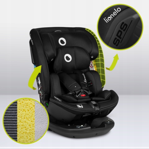 BASTIAAN RWF i-size obrotowy fotelik samochodowy 0-36 kg Isofix - Black Carbon