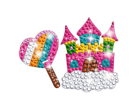 Haft Diamentowy Mozaika Diamentowa Naklejki Mega Zestaw 127 Naklejek MIX