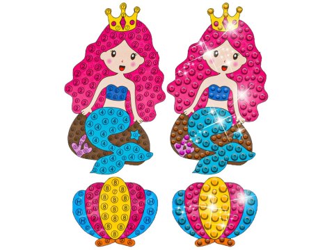 Haft Diamentowy Mozaika Diamentowa Naklejki Mega Zestaw 127 Naklejek MIX