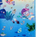 Mata edukacyjna piankowa dwustronna składana morski świat 190 x 170 cm